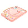 For iPad mini (2024)/(2021) Case Handle Rotating Kickstand Unicorn Silicone Tablet Cover