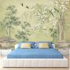 3d Bamboo Forest Wallpaper Magnolia Flowers And Birds Classical Wall Mural Living Room Study Home Decor