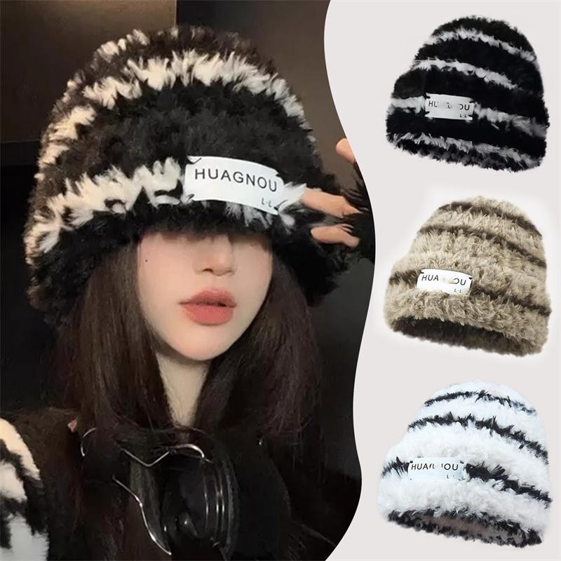 

Модная шляпа-ведро из искусственного меха ягненка, модные зимние утепленные бархатные шапки, шапки для женщин, женская шляпа-панама для рыбалки One Size