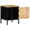 Nightstand Brown and Black 30 x 30 x 40 cm