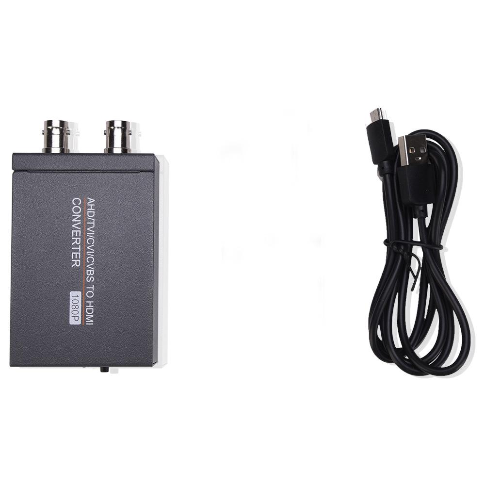 1080P HD BNC Camera Signal Converter with Loop Out: AHD/TVI/CVI/CVBS To HDMI