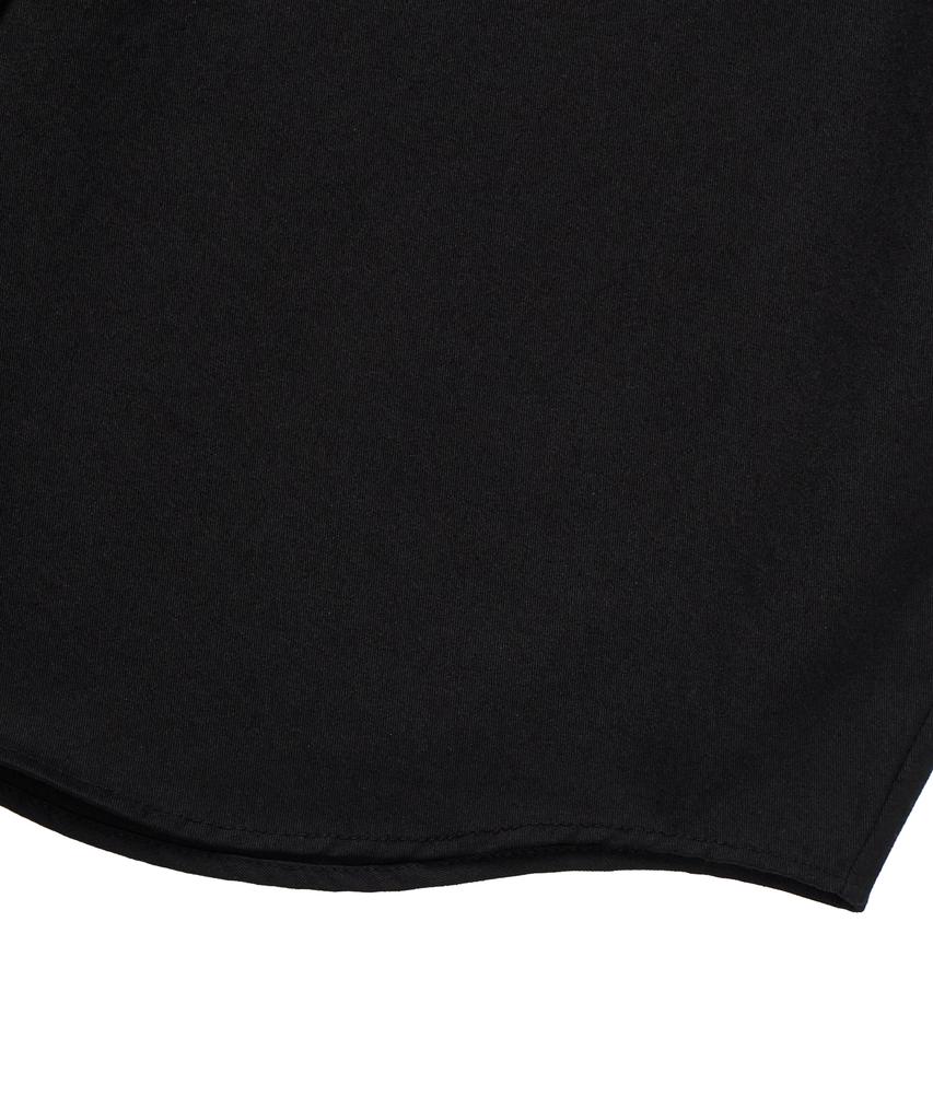 Masateu Carpenter Work Short Sleeve Shirts _ Black