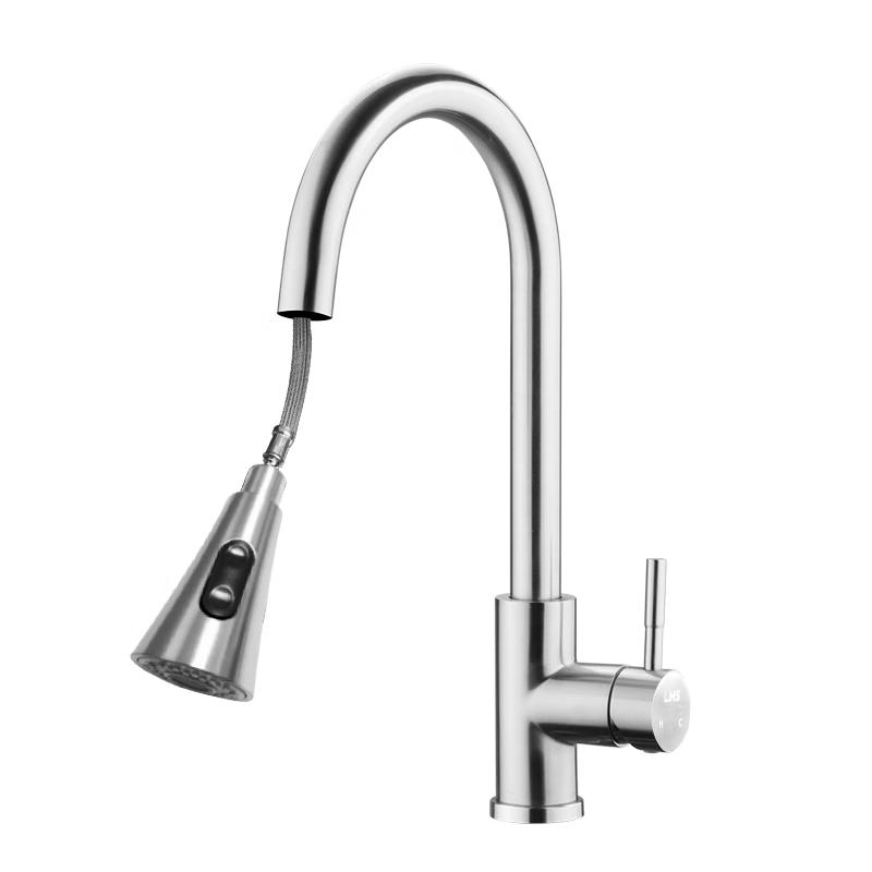 

Oulin SUS304 Pull-Out Kitchen Faucet