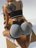 Women's Seamless Colorblock Yoga Set: Shockproof Sports Bra & Hip-Lifting Fitness Shorts
