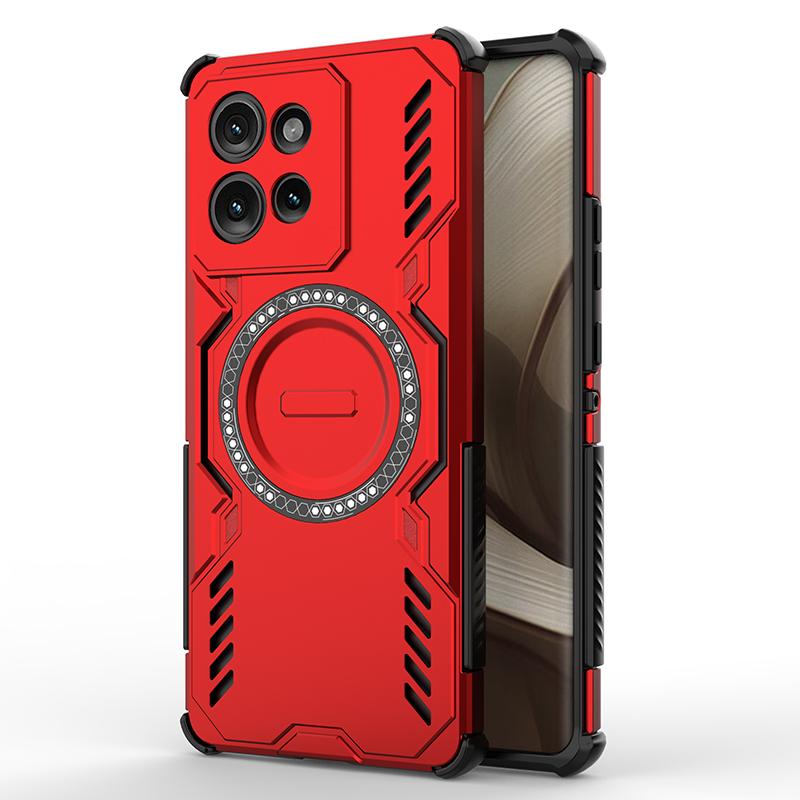 KEYSION Dutý kryt pro odvod tepla pro Motorola Edge 50 5G 50 Neo Magnetické chlazení Nárazuvzdorný kryt na telefon pro Edge 50 Fusion