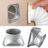 Metal Flange Seat 4-10inch Tube Air Ventilation Joint New Hose Connector  Fresh Air System