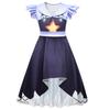 83022 Rochie cu imprimeu Lily Lovebraids, plisată, cu volane neregulate, pentru fete