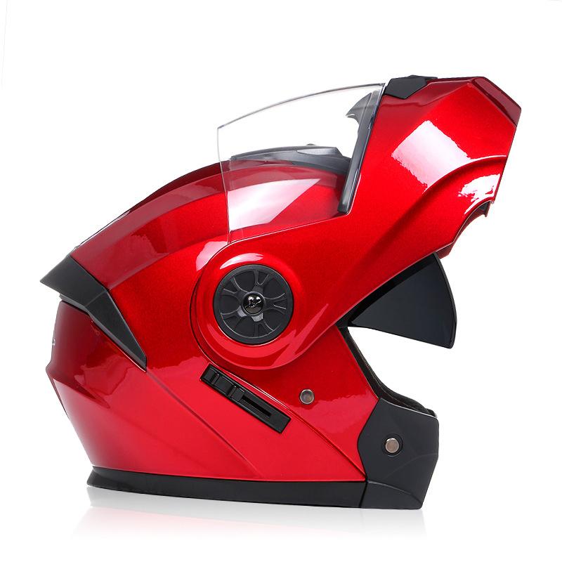 Flip Up Motorcycle Helmet Men Women Safety Downhill Motocross Racing Modular Personalised Full Face Casco Moto DOT Approved