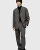 YOUTH Fine Wool Waist Line Pants - Khaki Gray