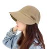 Nouveau chapeau seau de protection solaire peut être attaché queue de cheval masque décontracté polyvalent confortable respirant protection UV chapeau de soleil
