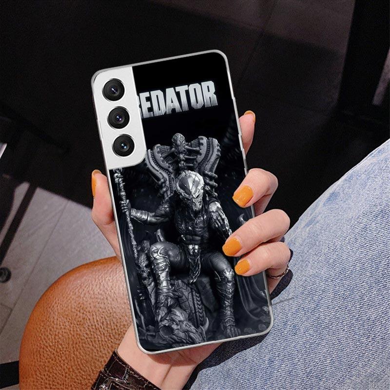 Alien Vs Predator Painted Phone Case For Samsung Galaxy S24 S25 Edge S26 Ultra S23 S22 S21 Plus S20 FE + Personalized Print Cove