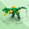 6 In 1 Dinosaur Building Blocks Collection Creative Thinking Educational Toys Childrens Puzzle Block Toys Ideal for Birthday Gifts
