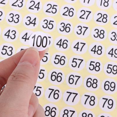 15 arkuszy 1-200 Naklejka z numerem lakieru do paznokci Etykieta Butelka z klejem do lakieru żelowego Wskaźnik końcówki paznokci szminki Numeracja Narzędzie do manicure