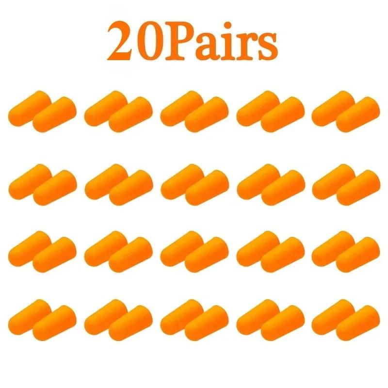 50/100 Pairs Ear Caps with Noise Cancellation Reusable Noise Reduction Protection Soundproofing Ear Caps for Sleep Studio Work