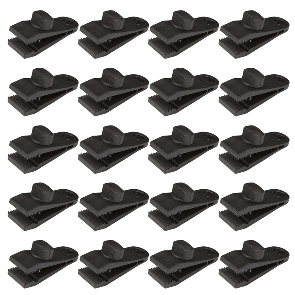 20pcs Tarp Clips Heavy Duty Lock Grip Waterproof Tarp Clips Camp Awning Clips Heavy-Duty Boat Cover Clips Sunshade Clips For
