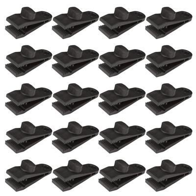 20pcs Tarp Clips Heavy Duty Lock Grip Waterproof Tarp Clips Camp Awning Clips Heavy-Duty Boat Cover Clips Sunshade Clips For