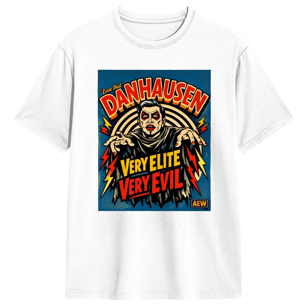 Danhausen Wrestling AEW T-Shirt Sommer Baumwoll-T-Shirts Für Herren Mode Lässiges T-Shirt Kurzarm Y2K Retro Kleidung