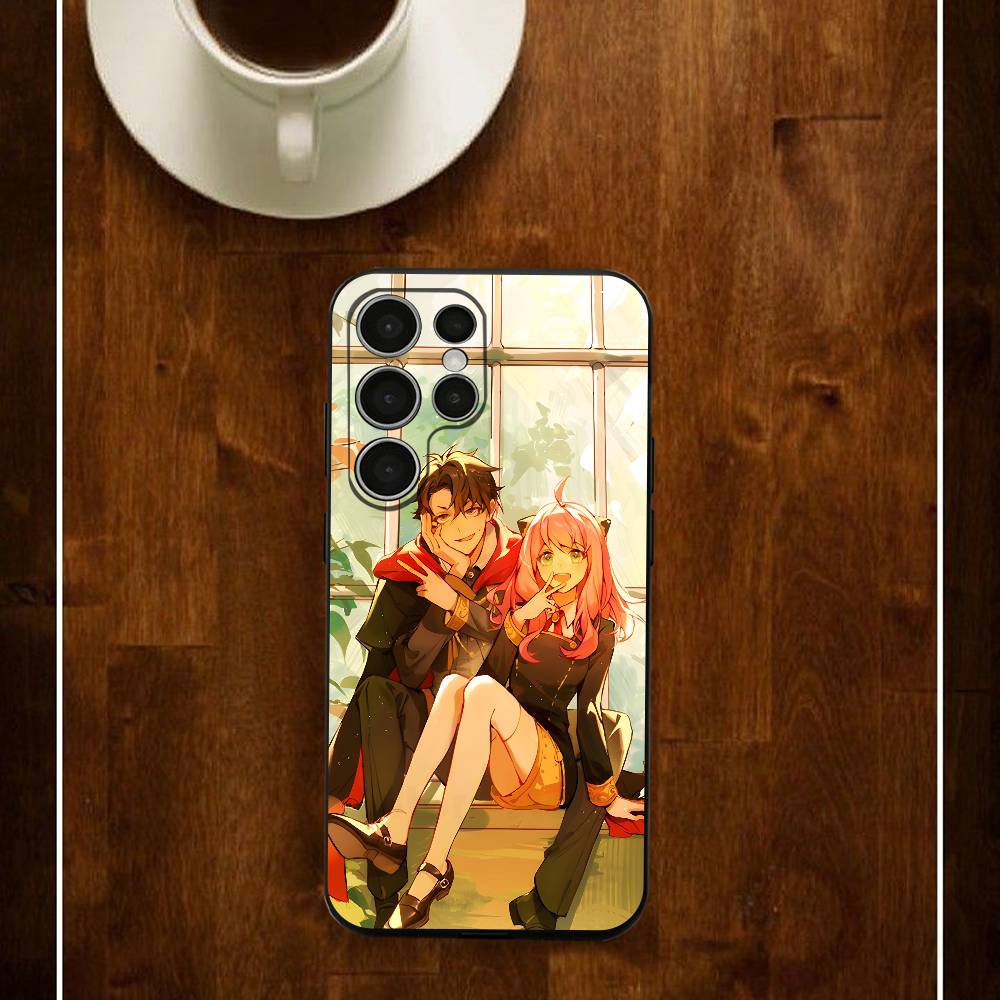 

Anime Loid Anya Thorn Phone Silicone Case For Samsung S24 22 20 23 21 20 Ultra Plus Lite 5G Print Cover Samsung S26ULTRA