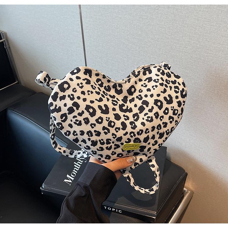 

Сумка-мессенджер с леопардовым принтом Yuezi, новая студенческая универсальная наплечная сумка, повседневная, в стиле ретро