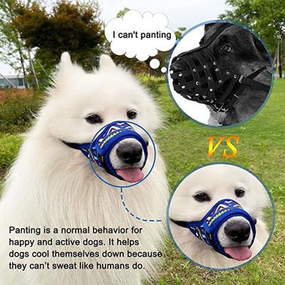 Yousheng Dog Muzzle Buckle Design Breathable High Elasticity Puppy Muzzle Pet Face Protector for Small Dogs