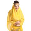 Copricapo Danza del Ventre Donna Fascia Scarf Headpiece Chiffon con Monete Costume da Ballo