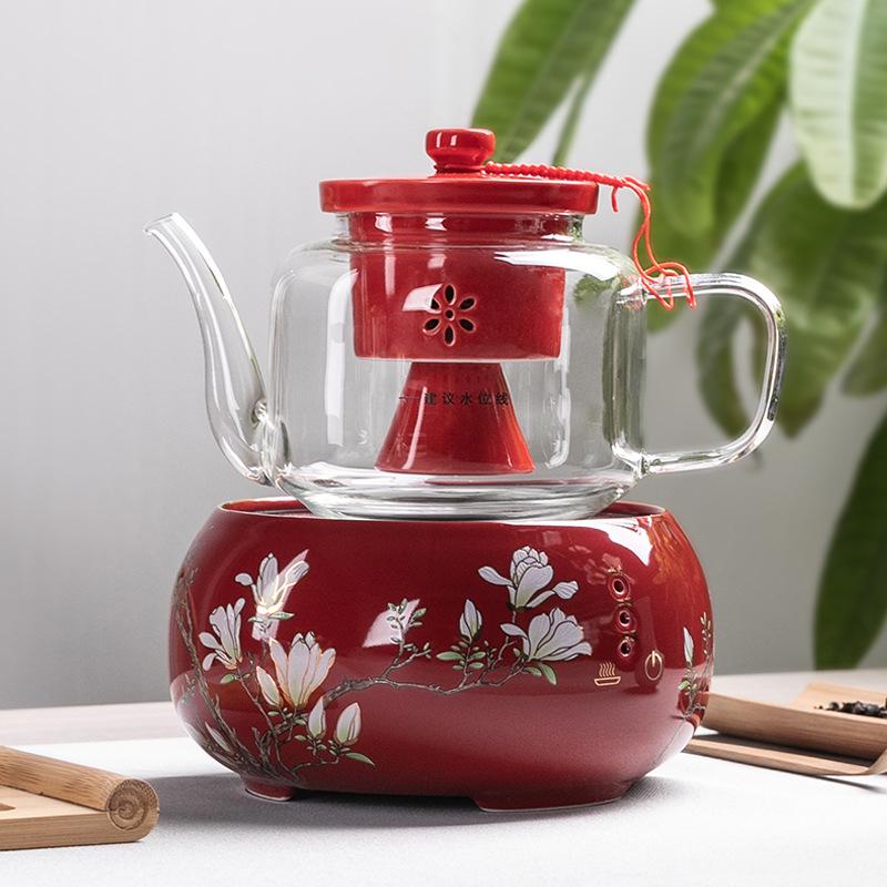 High-Temp Resistant Electric Ceramic Tea Stove with Thickened Silicon Glass & Touch Control