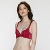 Style by Triumph Dreamy Poinsettia Dreamy Bra Deep V M006 D70 Amo's Women's (Red)