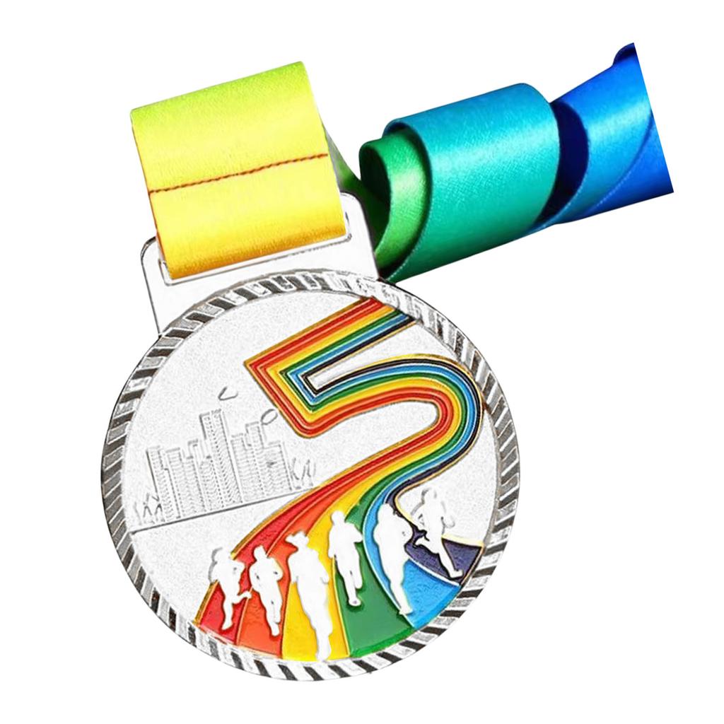 Siegermedaille für Kinder Jugendliche Veranstaltungen Klassenzimmer Büro und Sport Metall Gold Silber Bronze Auszeichnungsmedaille mit Band