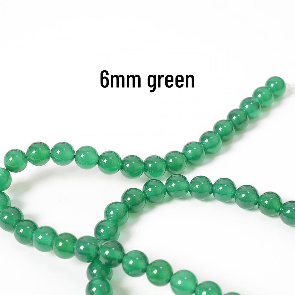 Natural Red Agate Round Beads for DIY Bracelet & Necklace Jewelry - Green Aventurine Accessories