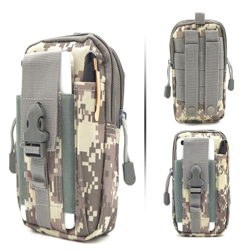 Outdoor Sports Multi-Functional Accessory Bag Large Capacity Mobile Phone Hanging Bag Tactical Waist Pack