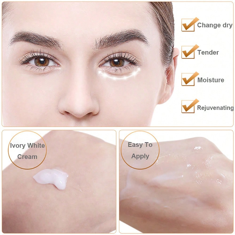 1PC Eye Cream, 20ML Snail Eye Cream, Containing Collagen Ingredients, Reduces Dark Circles And Eye L