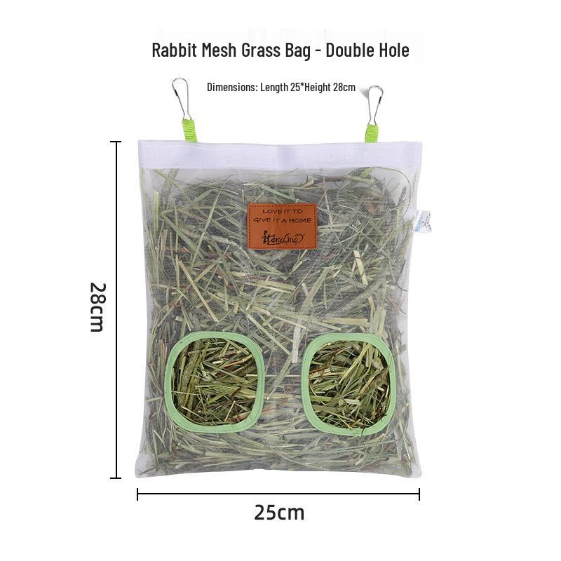 Large Capacity Hay Feeding Bag for Rabbits and Guinea Pigs