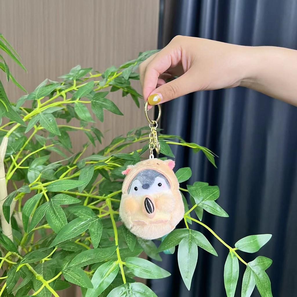 Penguin Colorful Plush Keychain With Various Designs For Cute Backpack Accessories