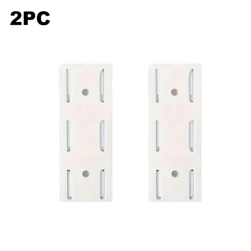 1-11pc Self-Adhesive Socket Fixer Hanging Power Strip Holder Wall Holder Cable Fixator Removable Office Household Organizer