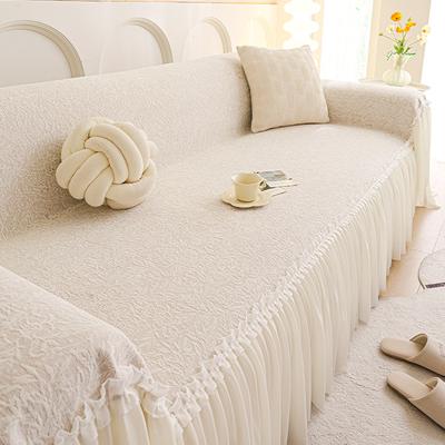 French Skirt Sofa Cover 2025 New Four-season Universal Seat Cushion Chenille Wear-resistant Anti-cat Scratch Sofa Cover