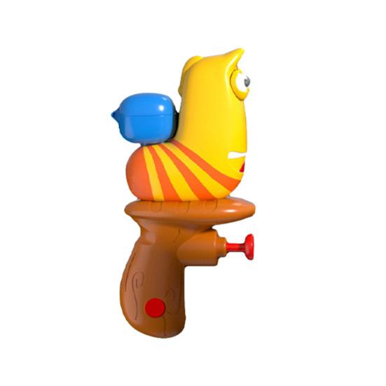 

Игрушка Водный пистолет Гладкий Большой Рюкзак для хранения воды Дальность стрельбы 4-6 см Нажимной тип Развлекательная Веселая Мультяшная игрушка для водных боев жёлтый