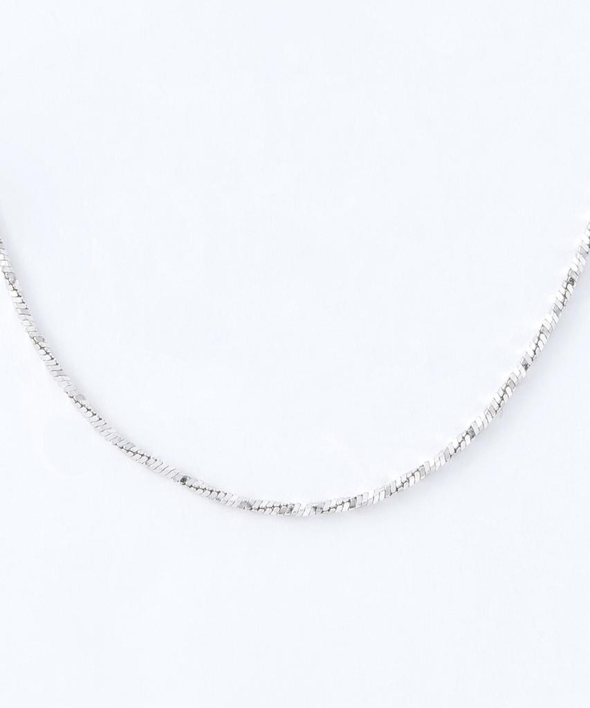 Musinsa Standard Woman 925 Silver Shiny Twisted Chain Necklace [Silver]