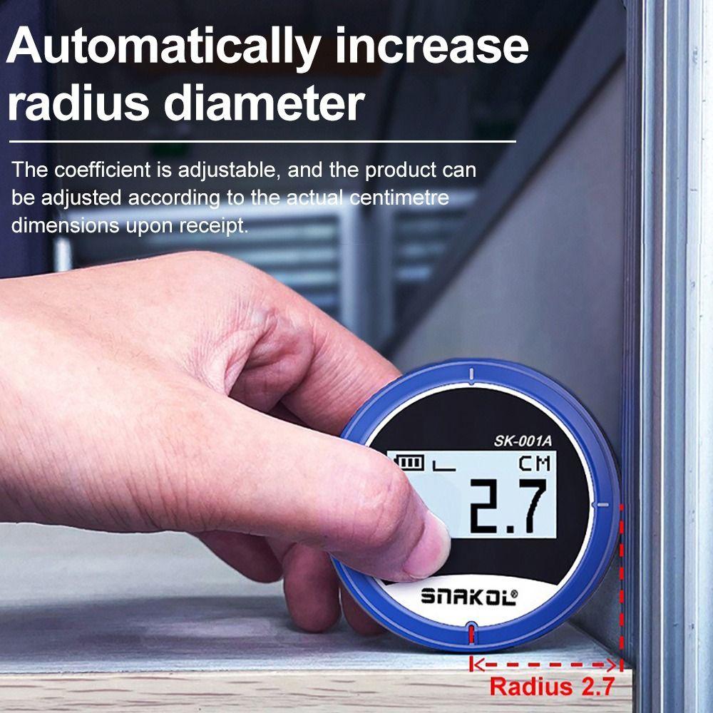 LCD Display Electronic Digital Tape Measure Long Distance Rolling Measuring Tool  Irregular Object