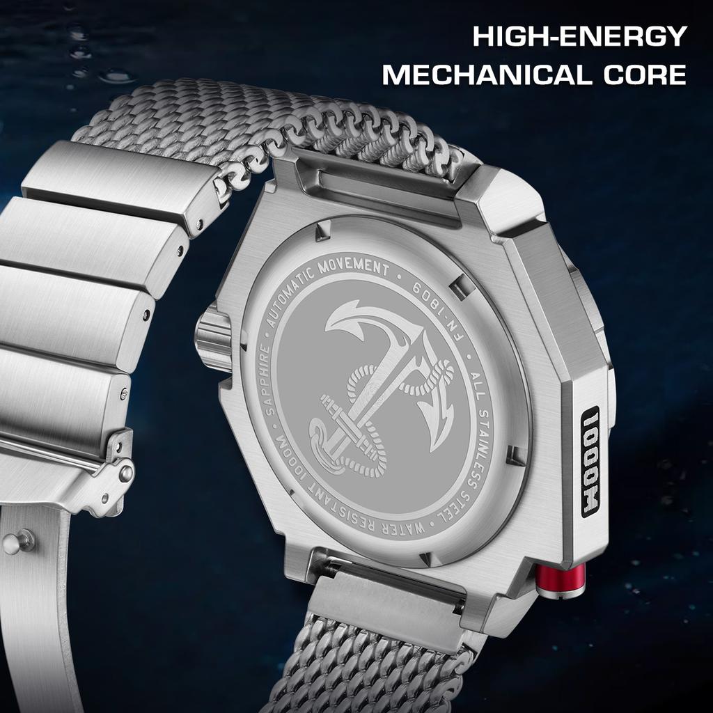 New Automatic Mechanical Watch for Men FeelNever Original Waterproof Luxury Business Male Wristwatches Relogio Masculino
