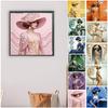 Schönheit Speziell Geformte 5D DIY Teilbohrer Diamanten Punkte Edelstein Kunst Kits für Erwachsene DIY Geschenk Heimdekoration Kristall Diamant Kunst 30x30cm
