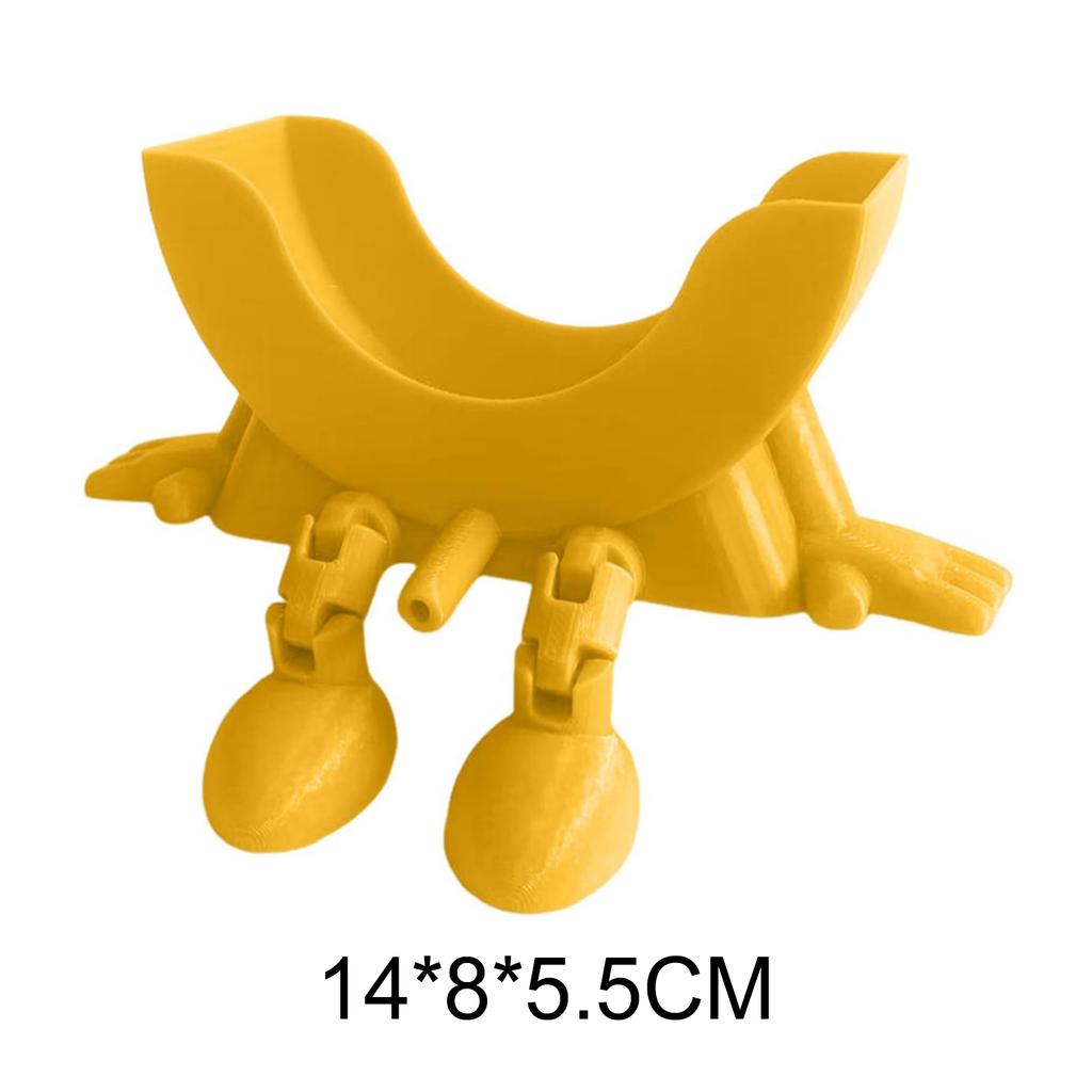 Smiling Sponge Holder 3D Printing Sponges Soap Holder Drying Rack for Scrub Daddy Kitchen Countertop Sink Organizer