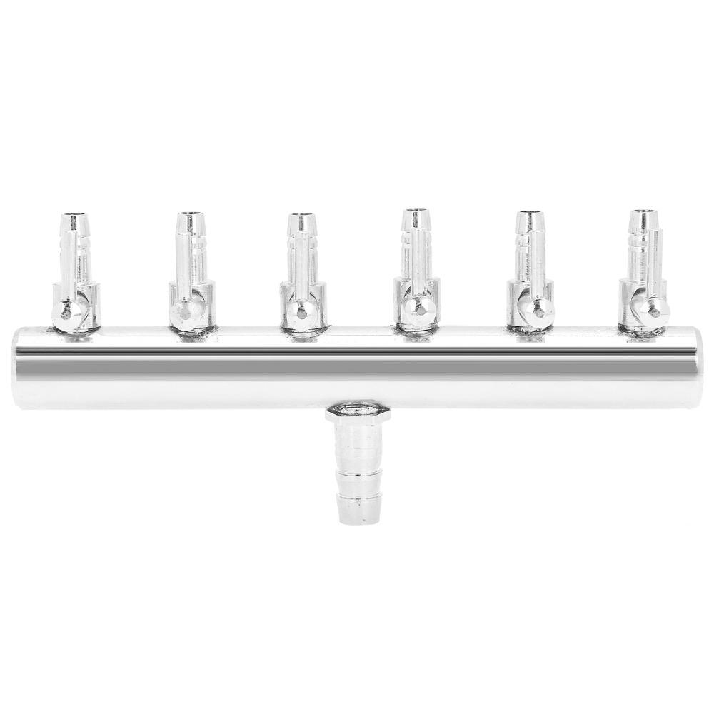 Lever Valve Aquarium Valve Stainless Steel Air Distributor Durable Air Flow Valve Fish Tank
