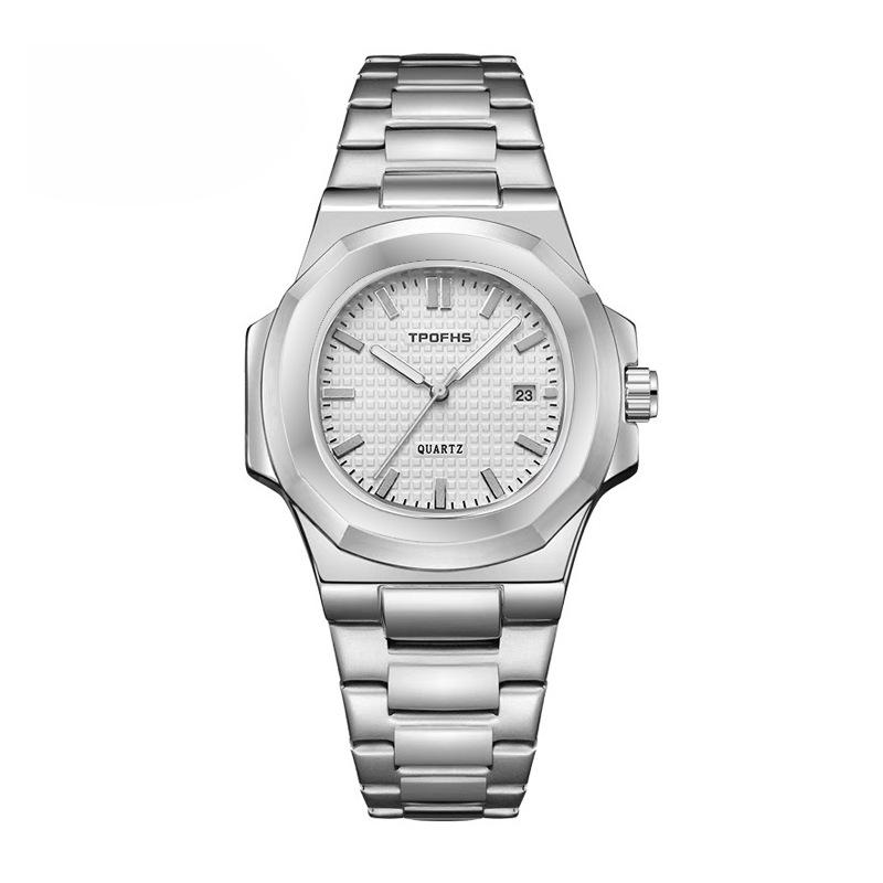 

Часы Parrot Мужские Светящиеся Водонепроницаемые Кварцевые со Стальным Браслетом и Календарем.