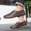 Fashion Men's Driving Shoes Handmade Leather Men Loafers Soft Breathable Men's Casual Shoes Zapatillas Hombre Big Size 39-48