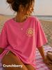 Comfort Colors Garment-Dyed Beach Sun Shirt, Retro Coastal Graphic Tee