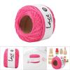 Lace Line Cotton Hand Crocheted Summer Silk Light Thin Line (6615 Rose  Red  )