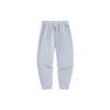Anta Série Basquete Cor Sólida Punho Tricot Calças Esportivas Casuais Masculinas Partes de Baixo Cinza 952321317-2