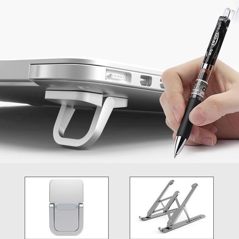 2 Pcs Universal For Laptop Tablet Foldable Laptop Stand Portable Notebook Support Base Holder Adjustable Riser Cooling Bracket