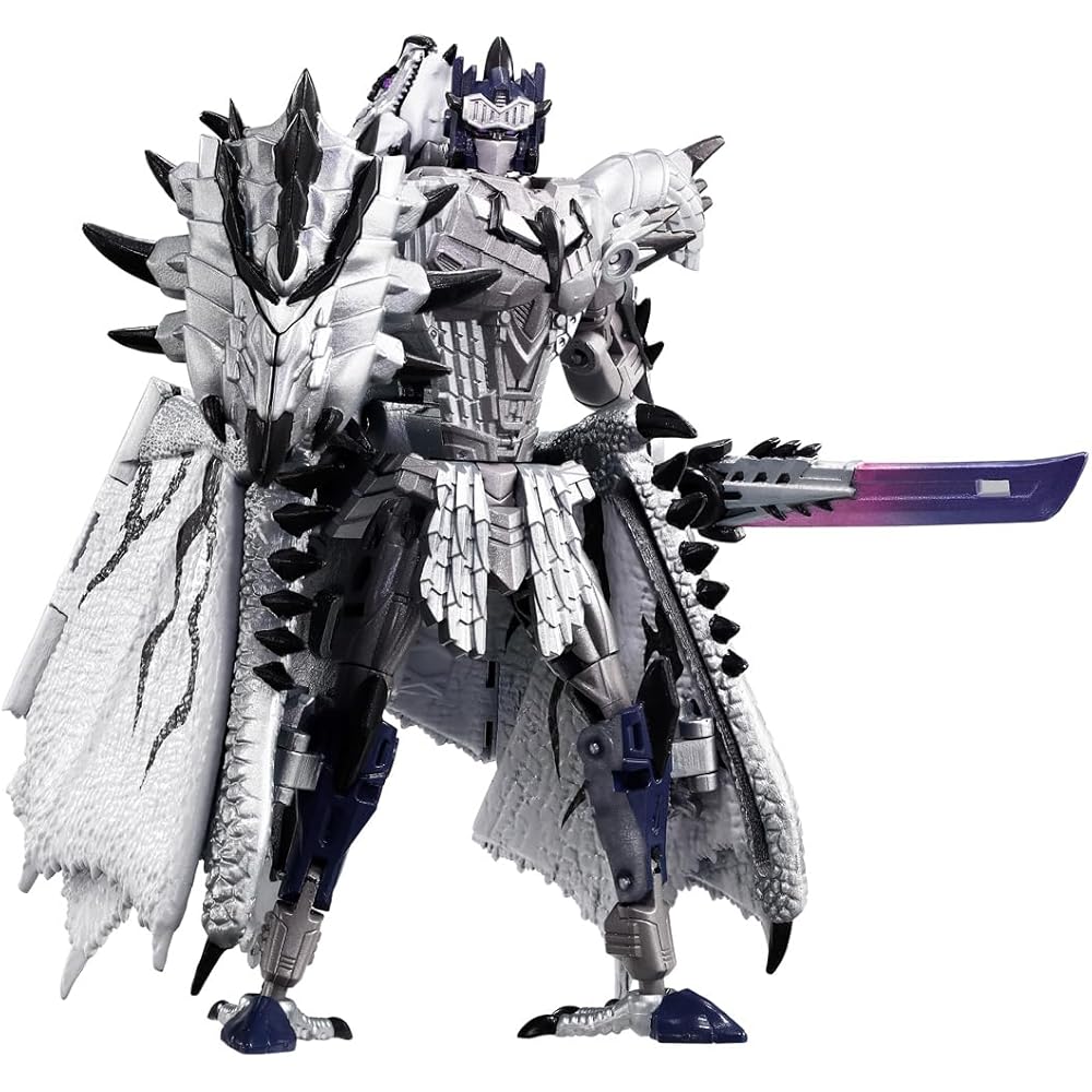 T-Spark Synergenex Transformer Silver Rioreus Prime Action Figure Collectible Toy