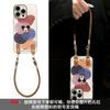 Color block Mickey doll lanyard suitable for Apple 16 cute mobile phone case 13promax cartoon 15 all-inclusive anti-drop 17